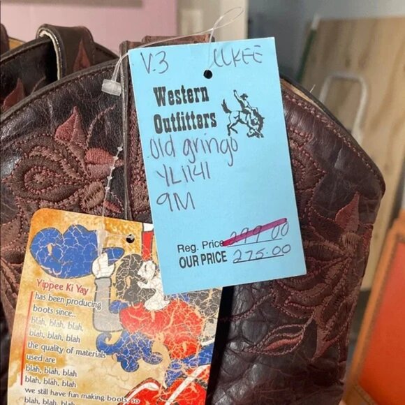 Old Gringo Brown Heeled Boots women’s size 9m - Picture 8 of 8